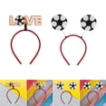 thumbnail image 1 of Aro de pelo para fiesta de fútbol, diadema de fútbol, , suministros para fiestas, accesorio de foto Fútbol BLESIY sombreros de cosplay, 1 of 8