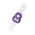 thumbnail image 1 of Hand Counter, Fast Response Fixable Resettable Finger Counter With Silicone Belt For Walking For Counting, 1 of 8