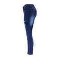 thumbnail image 6 of Women's High Rise Stretch Skinny Jeans Casual Slim Fit Elastic Waist Denim Pants, 6 of 6
