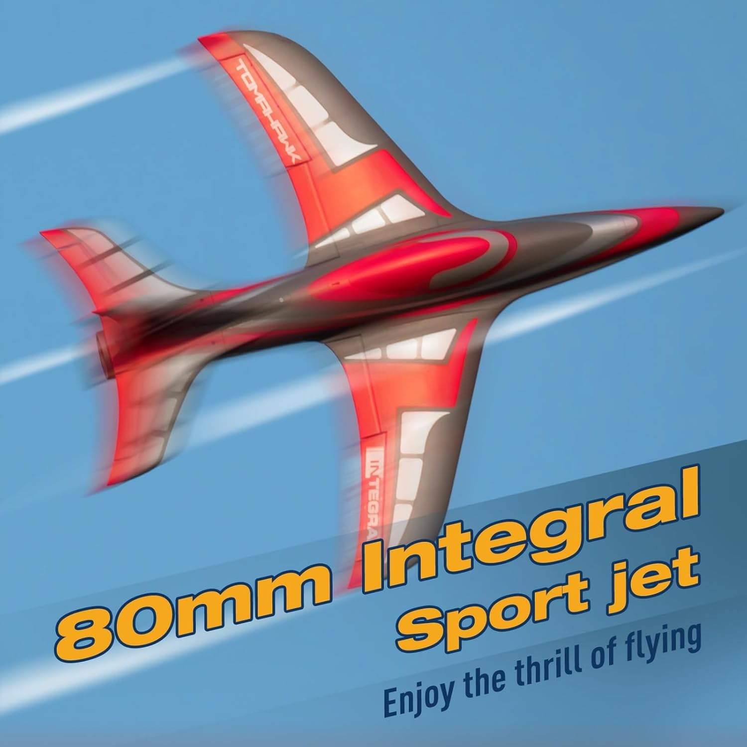 FMS EDF Jet 80mm Integral PNP(Red)