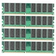 thumbnail image 2 of 4X DDR 1GB PC Memory Ram DDR1 Desktop PC3200 400MHz 184 Pin Non-ECC Computer Memoria Module,4 x DDR 1GB PC Memory Ram,Green, 2 of 8
