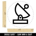 thumbnail image 2 of Satellite Radar Telescope Dish Rubber Stamp for Scrapbooking Crafting Stamping - Medium 1 Inch, 2 of 7