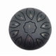 thumbnail image 1 of Tambor de lengüeta de acero de 6 notas en tono G, tambor de mano de 15,5 cm, instrumento de percusión portátil con baquetas, púas y bolsa de transporte para yoga, meditación, musicoterapia y, 1 of 4