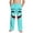 Green, variant on Unisex Kids Classic Smile Face Print Pants Elastic Waist Pockets Casual Lounge Wear 4-14T