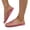 Pink, variant on Womens Jelly Mules Transparent Glitter Clear Open Toe Flat Mules Lounge Breathable Slip-On Vacation Trendy Shoes White 38(US-7)