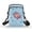 Otter Pattern, variant on HELLHERO Cat and Rose Pattern 2 Zippers Crossbody Sling Bags with Double Deck Polyester 4.33x1.97x7.09 for Adult