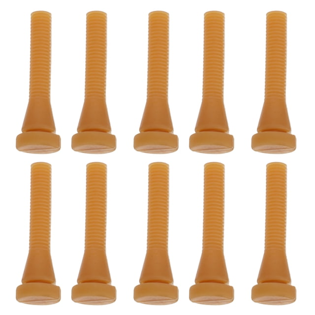Miangastore Poultry Plucking Machine Sticks Yellow 50Pcs 2.6x0.8x0.8in