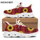 thumbnail image 1 of Zapatillas planas informales con estampado de girasol amarillo para mujer, cómodas, antideslizantes, para caminar al aire libre y combinar con todo., 1 of 6
