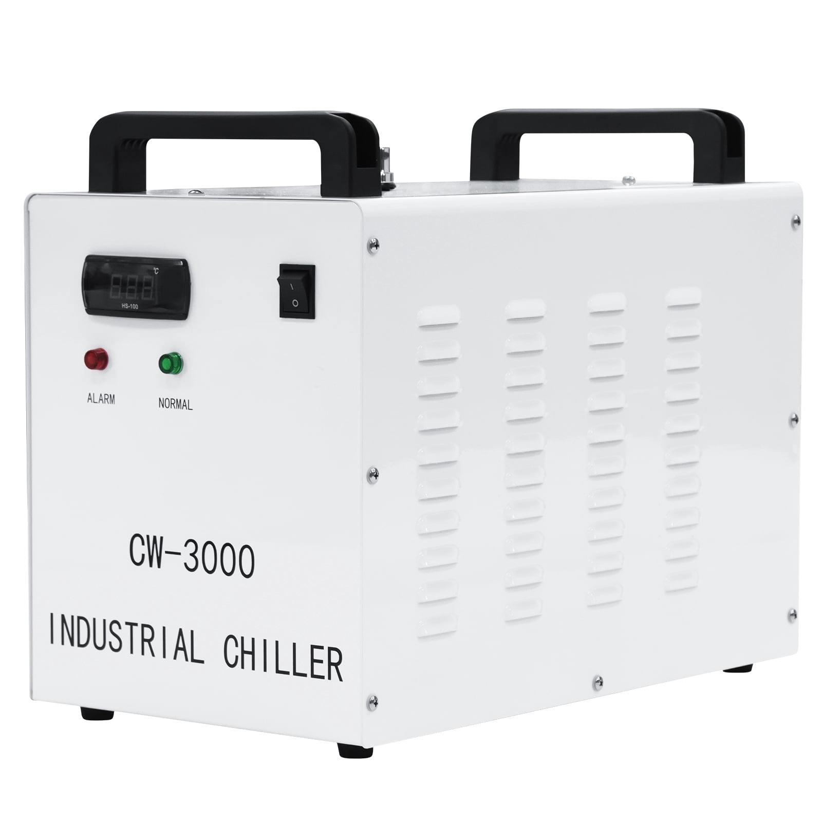 Water Chiller,CW-3000 Industrial Water Chiller 9L,Water Cooling System,Thermolysis Type Water Cooling Chiller Machine for 60W 80W Laser Engraving Machine