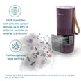 thumbnail image 3 of Homedics Portable Air Purifier with Rechargeable Battery & Aroma, 3 of 9