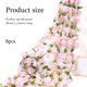 thumbnail image 2 of 8 enredaderas artificiales de flor de cerezo de 230 cm, plantas colgantes, guirnalda de seda, flores de cerezo falsas para bodas, hogar, fiesta, jardín, artesanía, decoración artística, 2 of 6