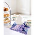thumbnail image 4 of Spring Purple Hydrangea Kitchen Dish Towels for Drying Dishes Set of 4, Country Flowers Garden Plants Waffle Weave Microfiber Hand Tea Bathroom Towels Quick Dry & Absorbent Towel 12x12, 4 of 7