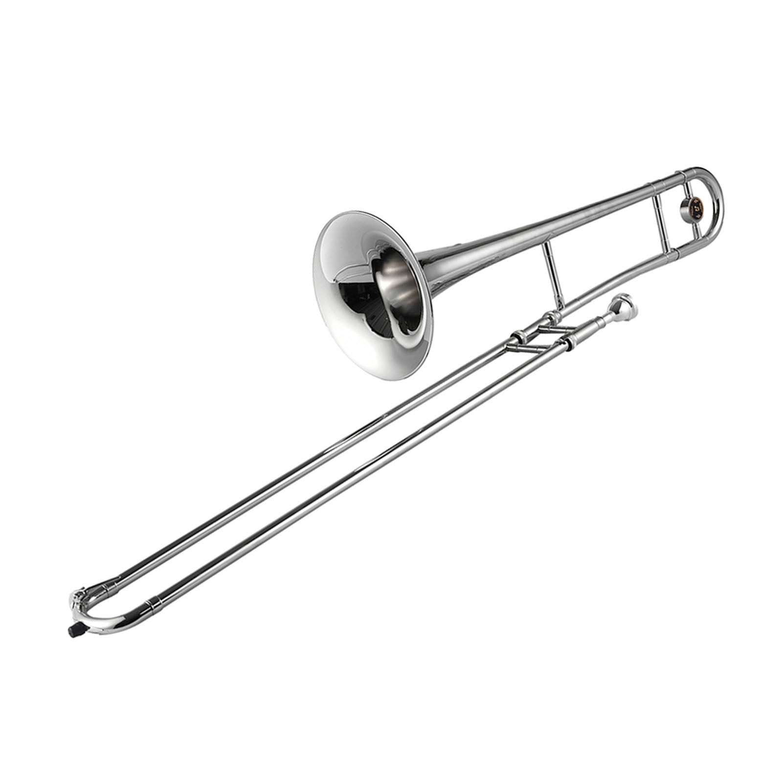 Tenor Trombone Professional Bb Tone Brass Gold Lacquer for Student Beginner Teacher