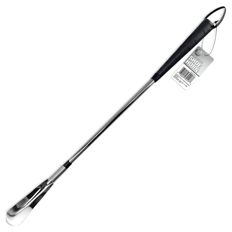 Shoe Gear Flexible Shoe Horn Extendable Handle Metal 24