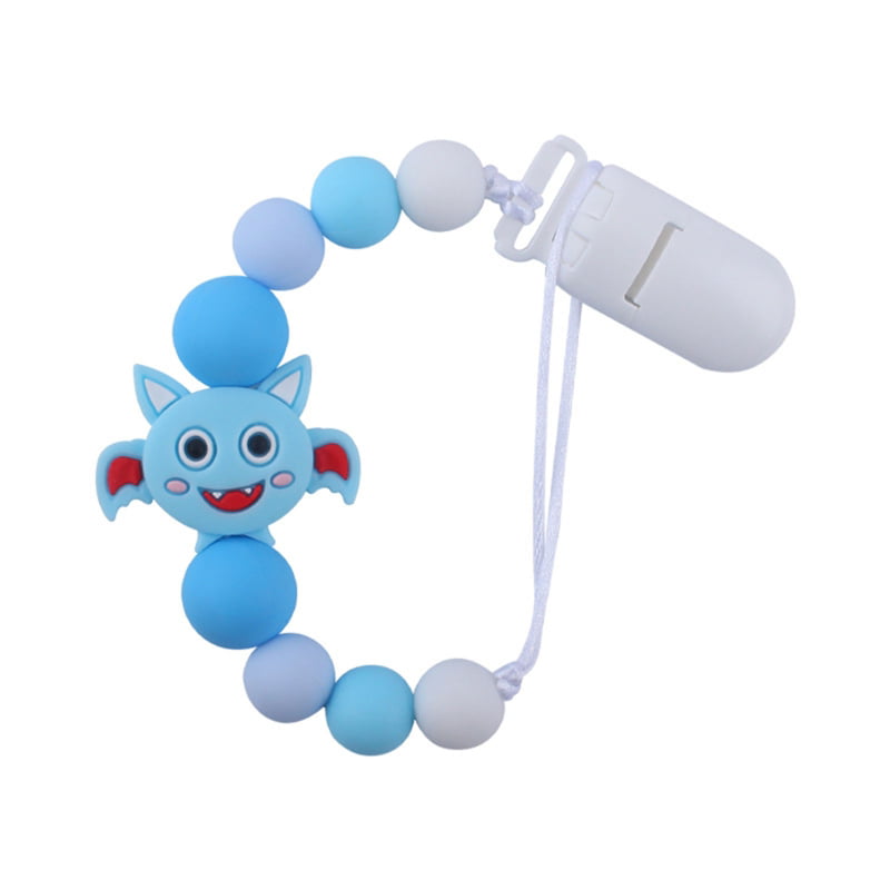 Infant Chew Toys Nipple Holder Pacifier Chain Dummy Clips Baby Teething 