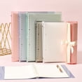 thumbnail image 4 of Transparent B5 Refillable Notebook 26 Rings/Holes Loose Leaf Binder Flexible Waterproof PP Cover 30 Sheets Ruled Lined Paper Refillable Binder for Office Home School Students Supplies, 4 of 8