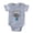 Heather Grey, variant on CafePress - Circus Elephant 1St Birthda - Cute Infant Baby Football Bodysuit