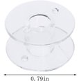 thumbnail image 3 of 25 piezas de bobinas para máquina de coser, bobinas de plástico para máquina de coser con caja de almacenamiento (transparente), 3 of 5