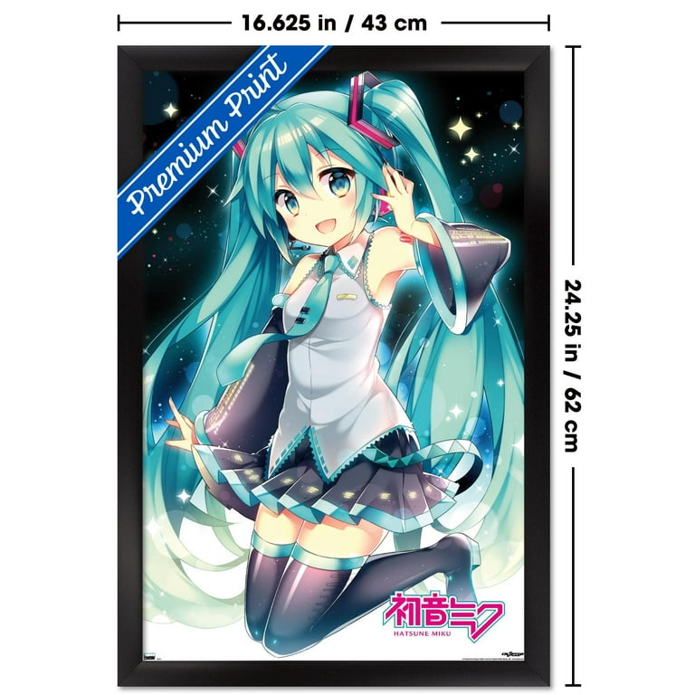 Hatsune Miku Framed Poster and 2026 Calendar - Walmart.com