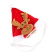 thumbnail image 2 of HINTRMENT 1Set Holiday Celebration Cat Costumes for Pets Hat Cloth Red for Christmas, 2 of 8
