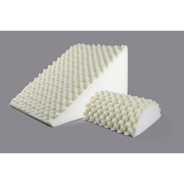Orthowave™ Wedge Recliner and Knee Rest Set with Convoluted Memory Foam Surface