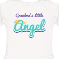 thumbnail image 4 of Inktastic Grandma's Little Angel Boys or Girls Long Sleeve Baby Bodysuit, 4 of 5