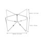thumbnail image 2 of FOMIYES Soporte Plegable De Inoxidable Para Caja De Camping Con Aislamiento Antihumedad, 2 of 8