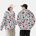 thumbnail image 4 of Lsque Ladybugs And Flowers 1 UPF 50+ Lightweight Sun Protection Men's Women's Long Sleeve Shirt, Hoodie Performance -Small, 4 of 9