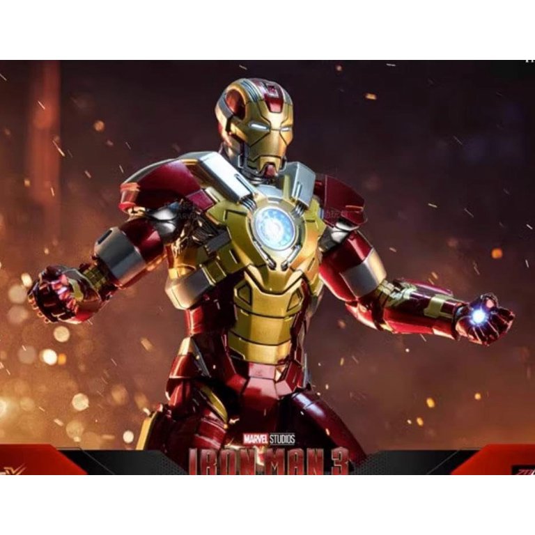 #669 IRON MAN Mark7 1/10スケールフィギュア Amazon.com: 4KIDS.HOME ZDTOYS 10th Anniversary 7 Inches
