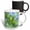 Multicolor, variant on 3drose, Close-up of Maidenhair Fern Branch., 11oz Two-tone Black Mug