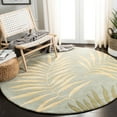 thumbnail image 2 of SAFAVIEH Soho Geri Floral Wool Area Rug, Blue/Multi, 7'6" x 9'6", 2 of 8