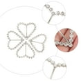 thumbnail image 4 of 4pcs Rhinestone Scarf Buckle Decorative Scarf Clasps Women Clothes Waist Buckle, 4 of 9