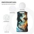thumbnail image 3 of Sikiie Red And Blue Flame Wave Dragon Basketball Jersey Reversible Men's Mesh Athletic Sports Shirts Training Practice S-4XLSmall, 3 of 6