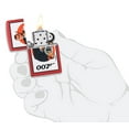 thumbnail image 5 of Zippo James Bond 007 Vintage Design Red Matte Pocket Lighter, 5 of 6