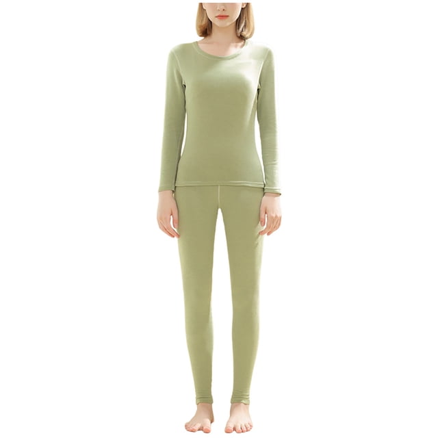 Women Base Layer, Casual Thick High Elastic Warm Thermal, Women's Base Layer Set