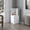 White+Particle Board+Melamine, variant on LHYY FM FURNITURE Toyei Corner Bar Cabinet with Bottle Rack,Open Shelves,and Hidden Storage,Natural Oak