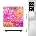 thumbnail image 2 of Bathroom Scale, Highly Accurate Digital Body Scale,Precisely Measures Weight up to 400 lbs-Vibrant And Colorful Dahlia Flowers, 2 of 4