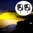 thumbnail image 1 of 2 uds faro de motocicleta, luz blanca amarilla, LED, de montaje de modificación de motocicleta, accesorios de iluminación, Baoblaze faro de motocicleta, 1 of 8