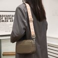 thumbnail image 4 of Bolsa De Hombro Bolso bandolera pequeño y cuadrado para mujer, de piel auténtica, con correa ancha para mujer (caqui) Ehuebsd Para Estrenar, 4 of 8