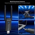 thumbnail image 3 of Adaptador WiFi USB Wiisdatek AC1300Mbps de doble banda 5G/2.4G, 3 of 7