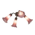 thumbnail image 5 of Meyda Tiffany 261509 Lavender Tiffany Pond Lily 19" Wide 4 Light Ceiling Fan Light Kit -, 5 of 7