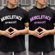 thumbnail image 4 of Hombres Pantalones Cortos Casual Manga Corta Cuello Redondo Carta Impresa Deporte Camiseta, Top de Algodón de Fitness para Hombres, 4 of 8