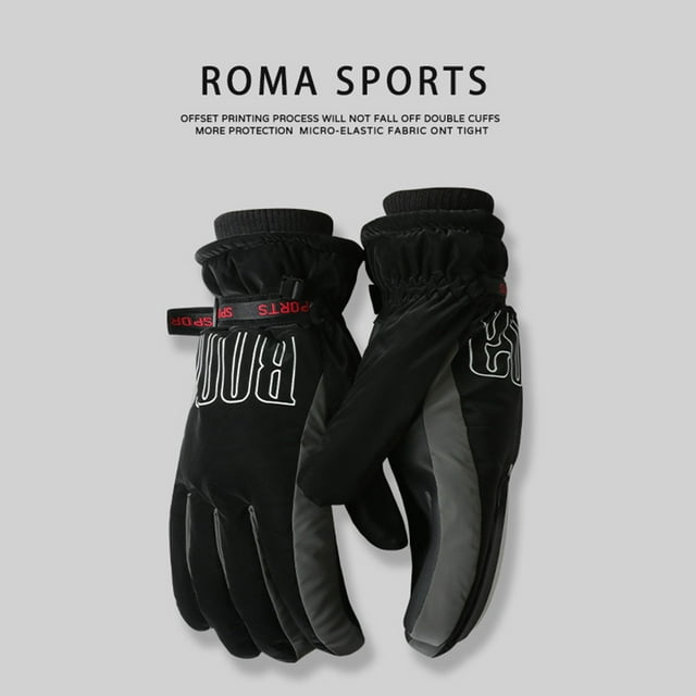 Guantes de Invierno para Pantalla Táctil para Hombre y Mujer | Guantes Térmicos para Esquí, Running y Ciclismo | Guantes Deportivos de Exterior Resistentes Al Viento, Impermeables y con Forro Polar p