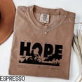 thumbnail image 4 of Unisex HOPE T-Shirt Inspiring with Bicycle Graphic & Faith-Based Bible Verse, 4 of 7