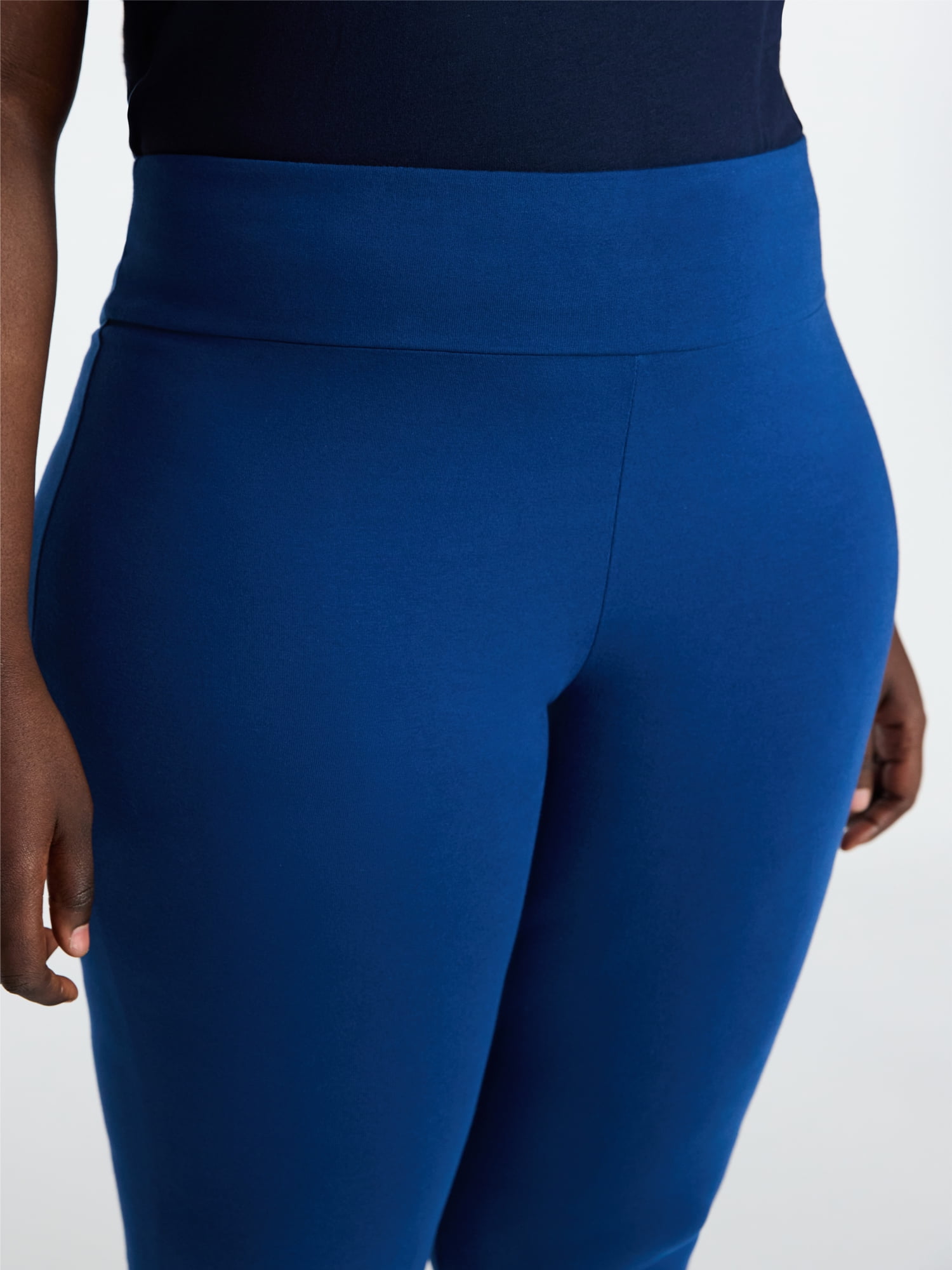 Terra & Sky Women's Plus High Waist Full Length Leggings, Sizes 0X-5X