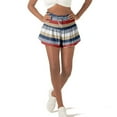 thumbnail image 3 of Pantalones cortos con cordón para mujer, pantalones cortos informales de verano con cintura alta y fluidos, pantalones cortos de playa con estampado bonito de secado rápido Fridja fhjkhfk459315, 3 of 5