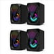 thumbnail image 1 of 2X Altavoces para Computadora X2 con Subwoofer para PC Computadora de Escritorio Computadora Portátil Iluminación LED de Cine en Casa Caja de Sonido con Cable USB, 1 of 5
