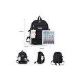 thumbnail image 2 of Set 5 Mochila Bolsas Escolar Estudiante Lapicera Tote Lona, 2 of 4