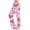 Pink, variant on Patlollav Womens Trousers Pocket Print Pajamas Daily Home Clothes Long Pants