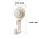 thumbnail image 3 of Ganchos de ventosa para lavabo no perforados | Ganchos de pared de PVC ABS para trabajos pesados | Instalación sin perforación | Perchas reutilizables extraíbles | Decoración de la cocina del baño, 3 of 3